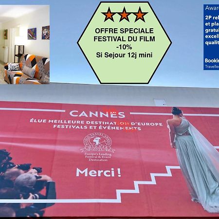 Offre Speciale Festival Film Si Sejour Superieur 12J , 2P Croisette, Grande Terrasse, Parking Gratuit, Calme, Accueil 5 Etoiles, Excellent Rapport Qualite-Prix Cannes Luaran gambar
